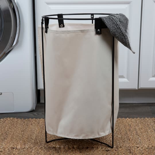Household Essentials 23" Standing Laundry Hamper with Removable Bag